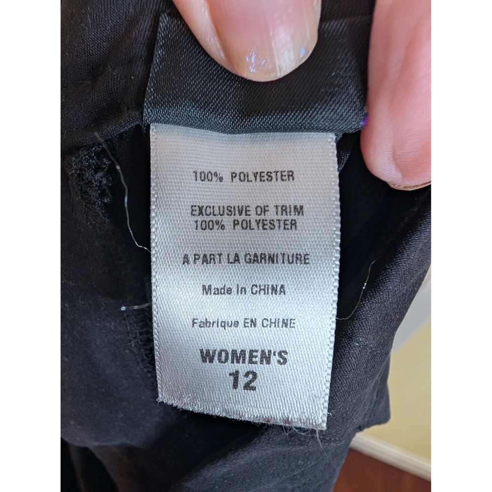 Patagonia Midi Skirt Black Gorpcore Hiking Utility Pocket - Size 12 - Picture 6 of 6